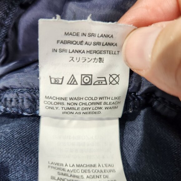 J. Crew Womens Navy Stretch Chino Pants Size Cotton Blend Women's Size 4 S - Picture 11 of 13